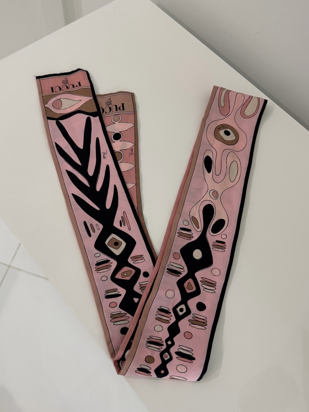 Emilio Pucci Silk Twill Scarf - Picture 4 of 4